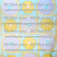 Coixí de seda pintat a mà 50x50 EGI-2